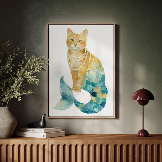 Emerald Tides and Feline Grace