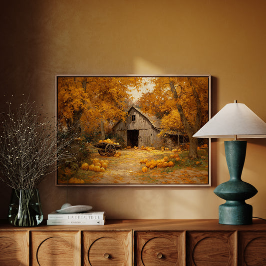 Harvest Gold Beneath Amber Canopy