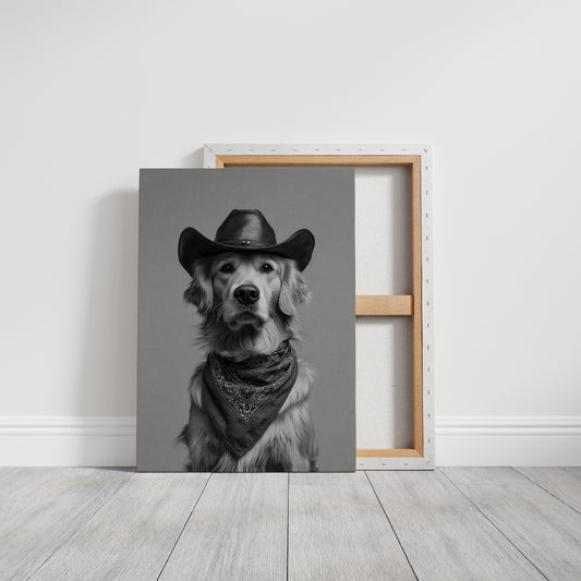 A Canine Cowboy's Quiet Standoff