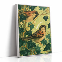 Sparrows in the Ivy Vines