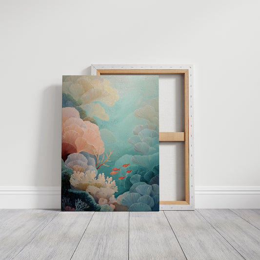 Coral Gardens Dance In Aqua