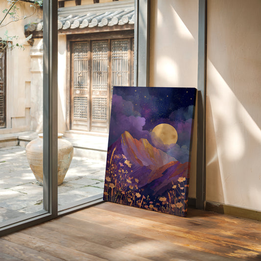 Moonlit Serenade of Wildflowers