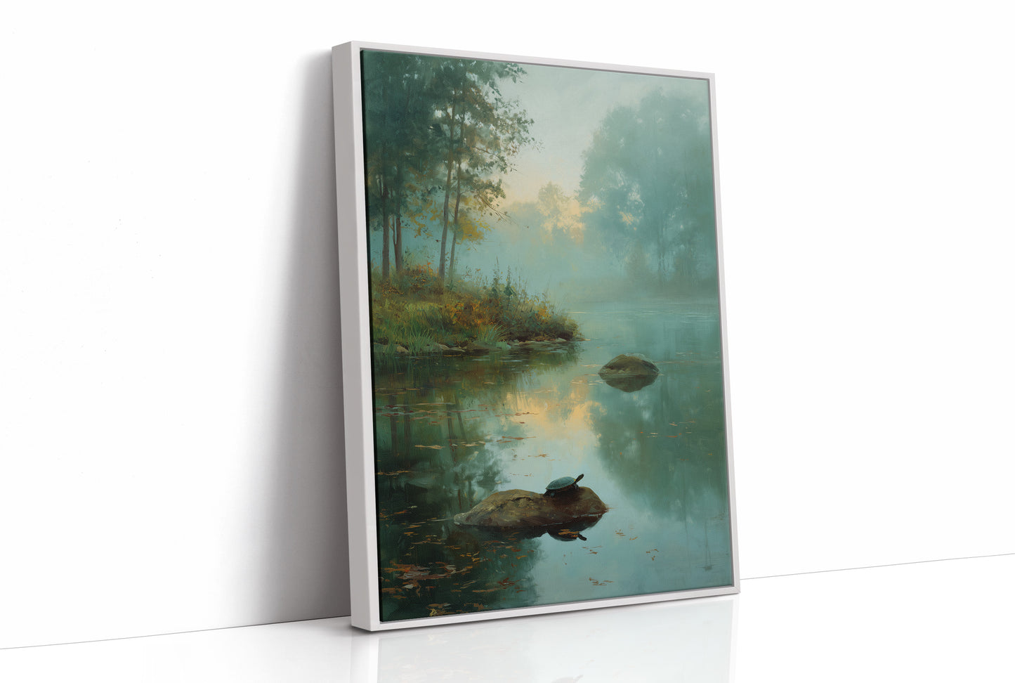 Turtle's Rest In Morning Mist