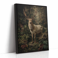 Noble Stag Among Ancient Ferns