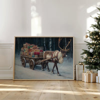 Snow Path Leads To Magic Night