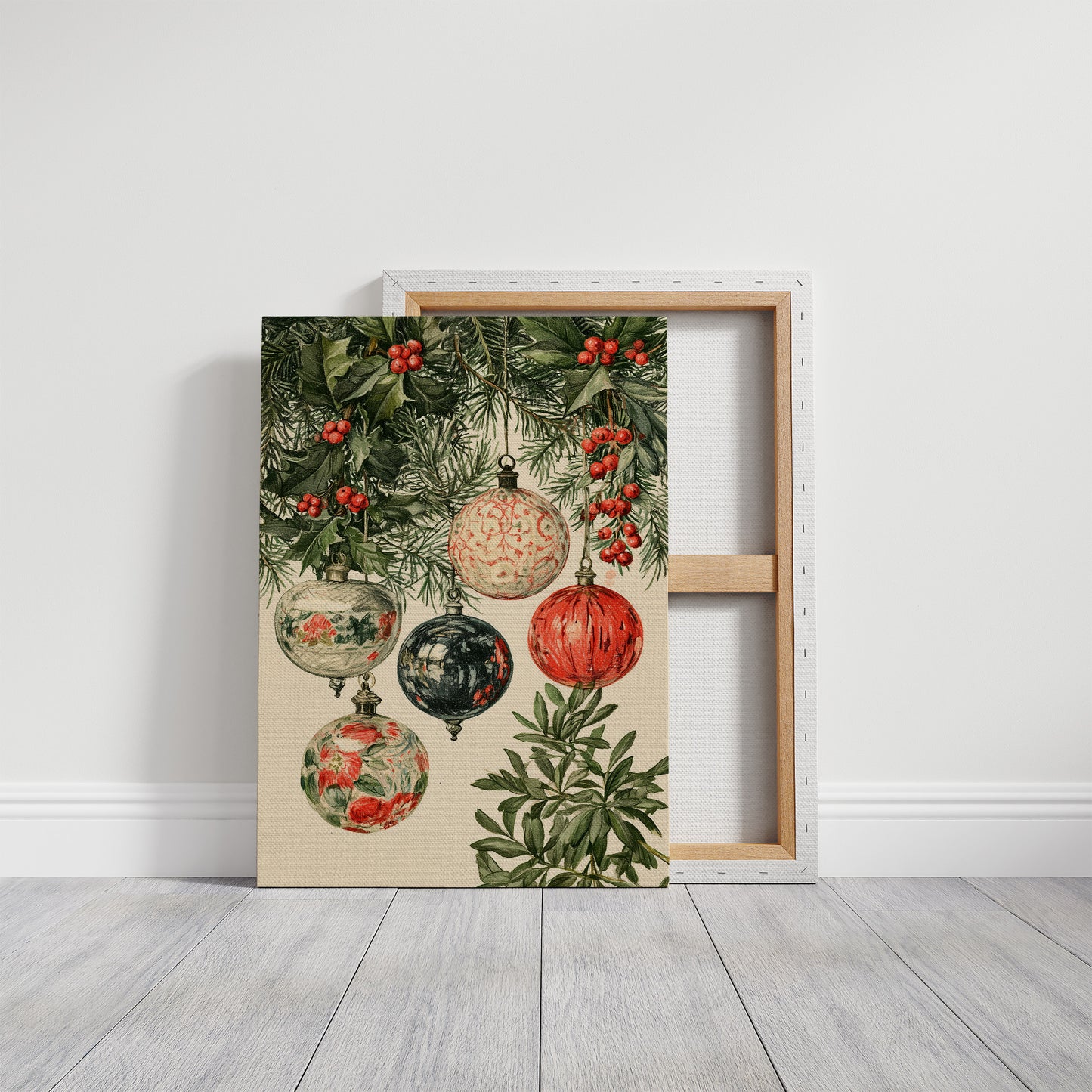 Painted Ornaments in the Boughs