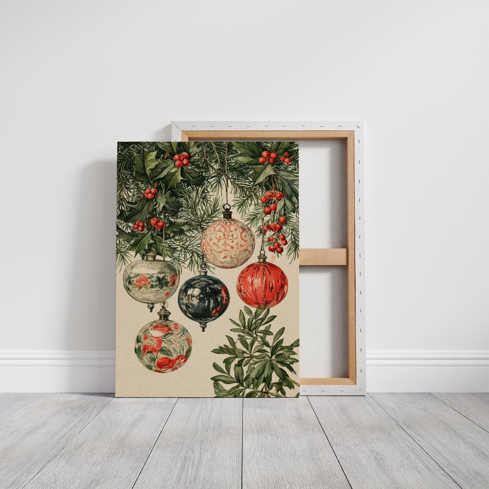 Painted Ornaments in the Boughs