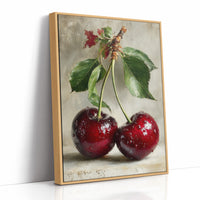 Two Cherries, Still on the Stem