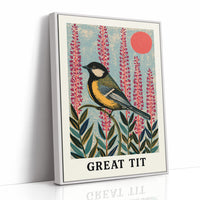 Great Tit and Fireweed Sun