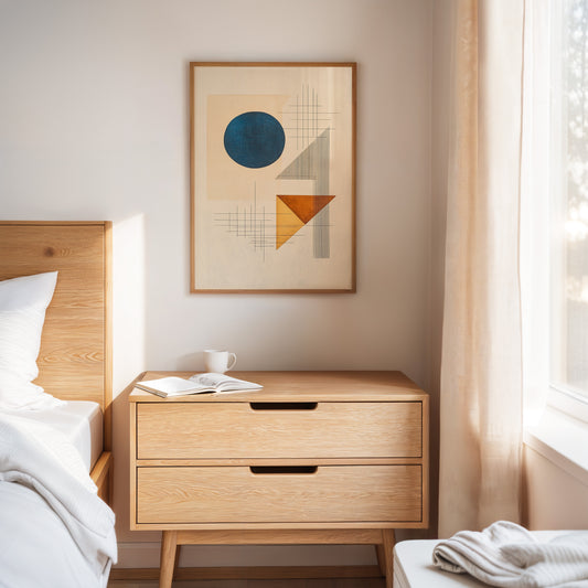 Geometry Speaks In Ocean Blue