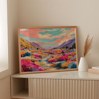 Desert Stream Paints Wild Gardens