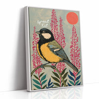 Great Tit and Rising Sun