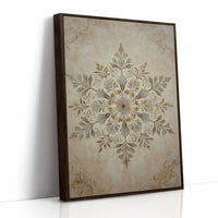 Frost Petals Dance In December Light