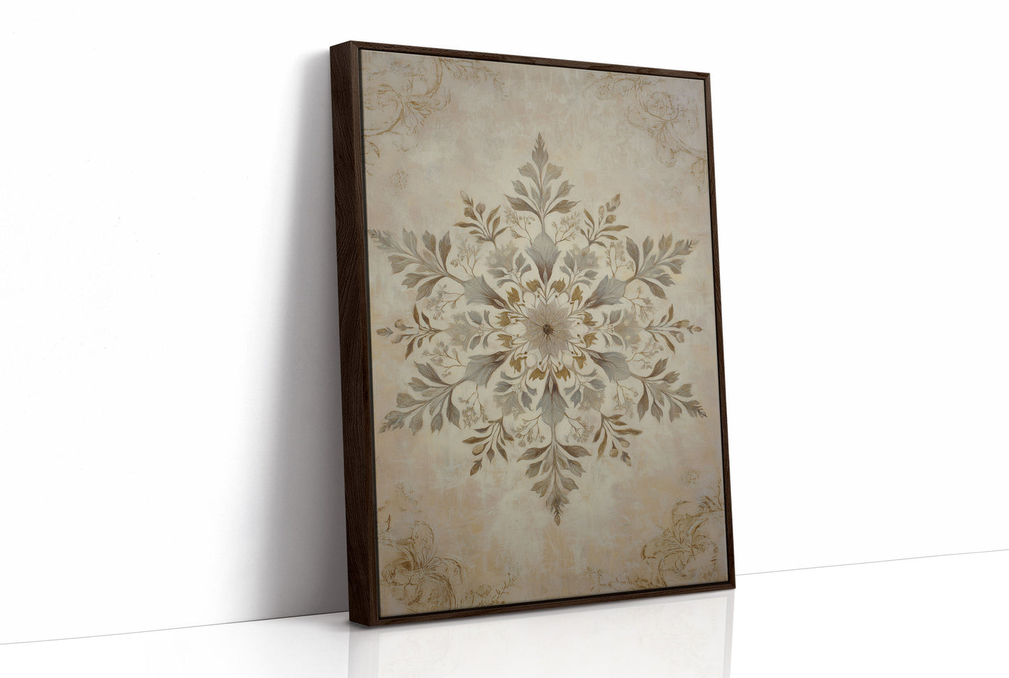 Frost Petals Dance In December Light