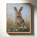 Charming Rabbit Portrait Canvas - Whimsical Animal Art - Gallery Canvas image 2