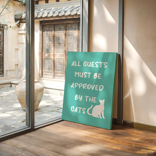 Entrance Requires Feline Approval