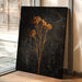 Golden Blooms Against Timeless Stone