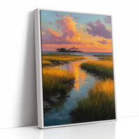 Sunset Over the Salt Marsh