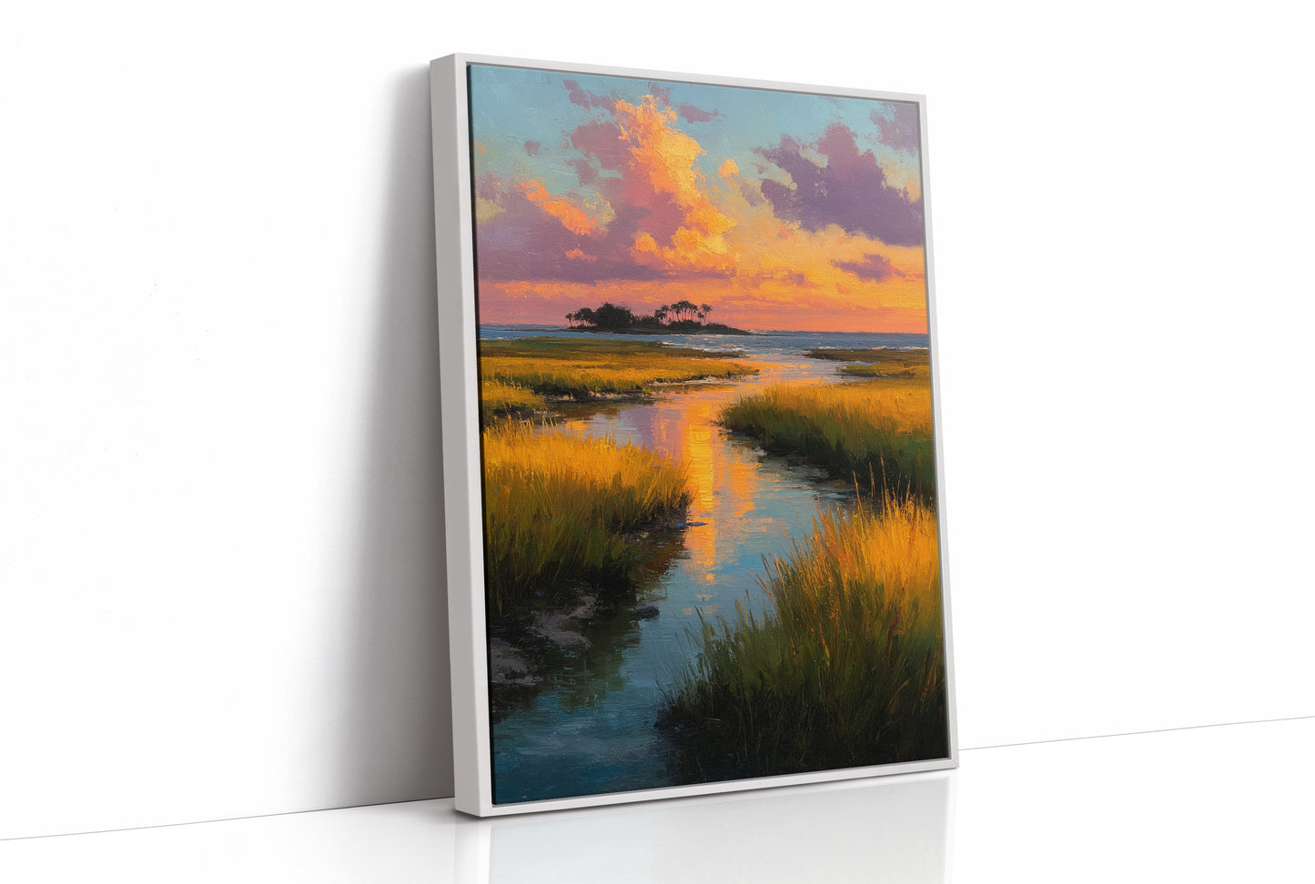 Sunset Over the Salt Marsh