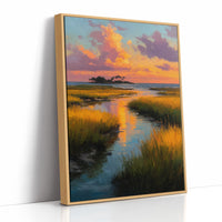 Sunset Over the Salt Marsh