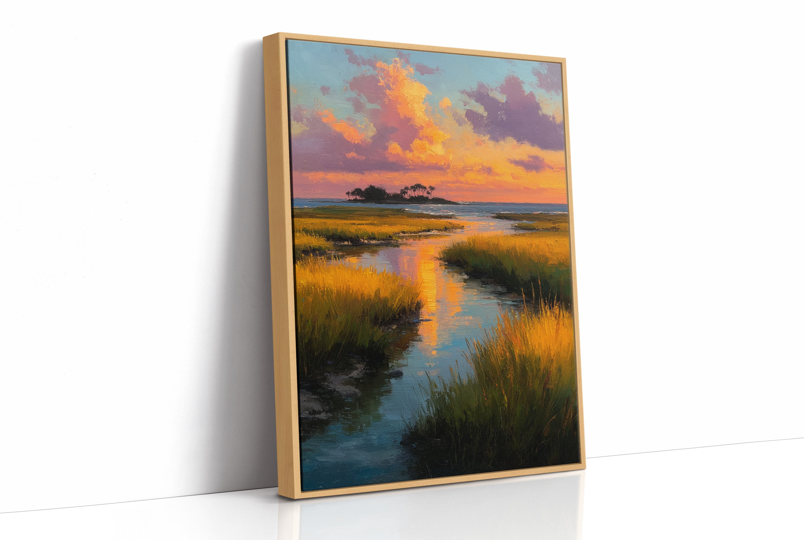 Sunset Over the Salt Marsh
