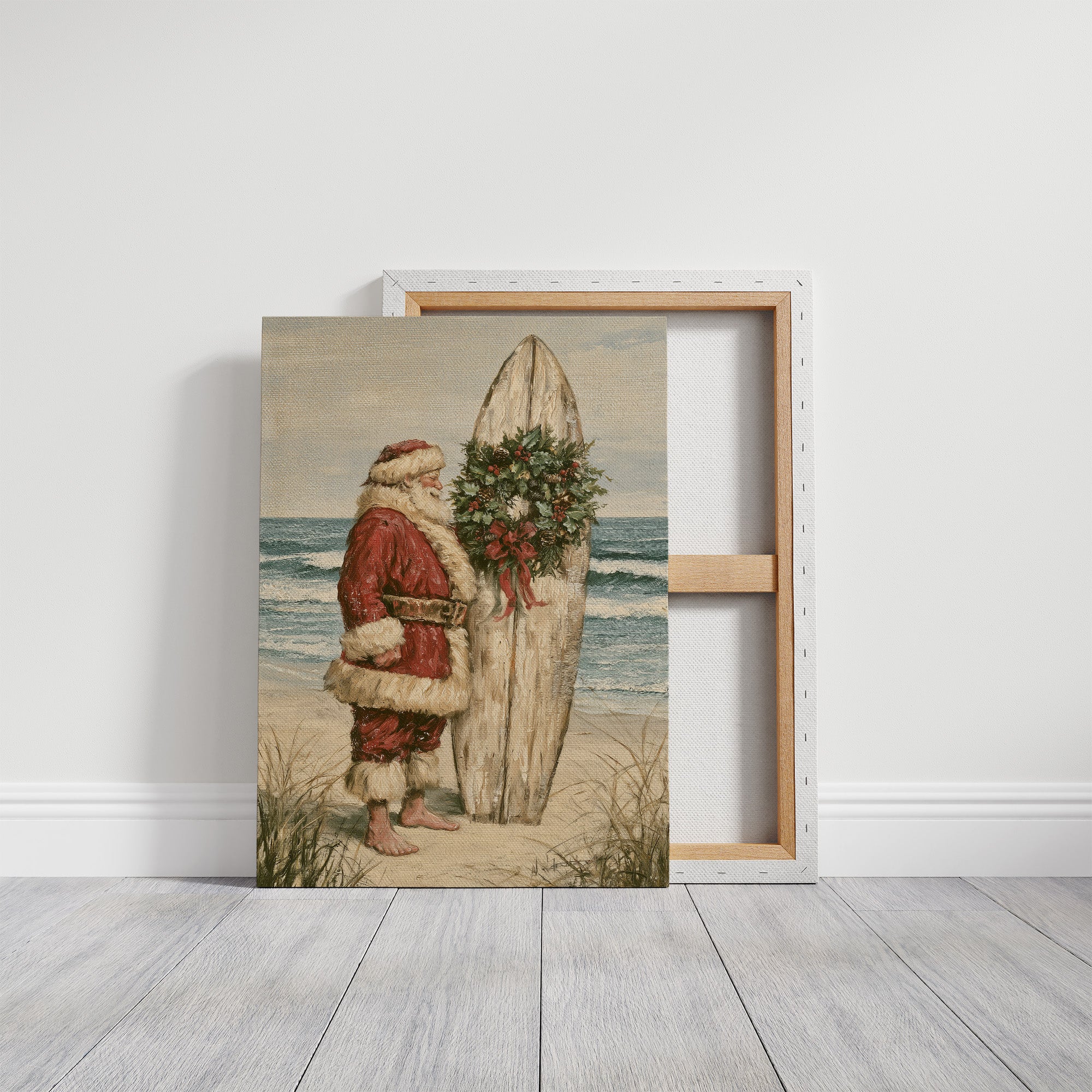 Santa's Coastal Christmas, Oils