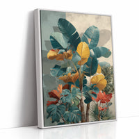 Teal and Marigold Jungle