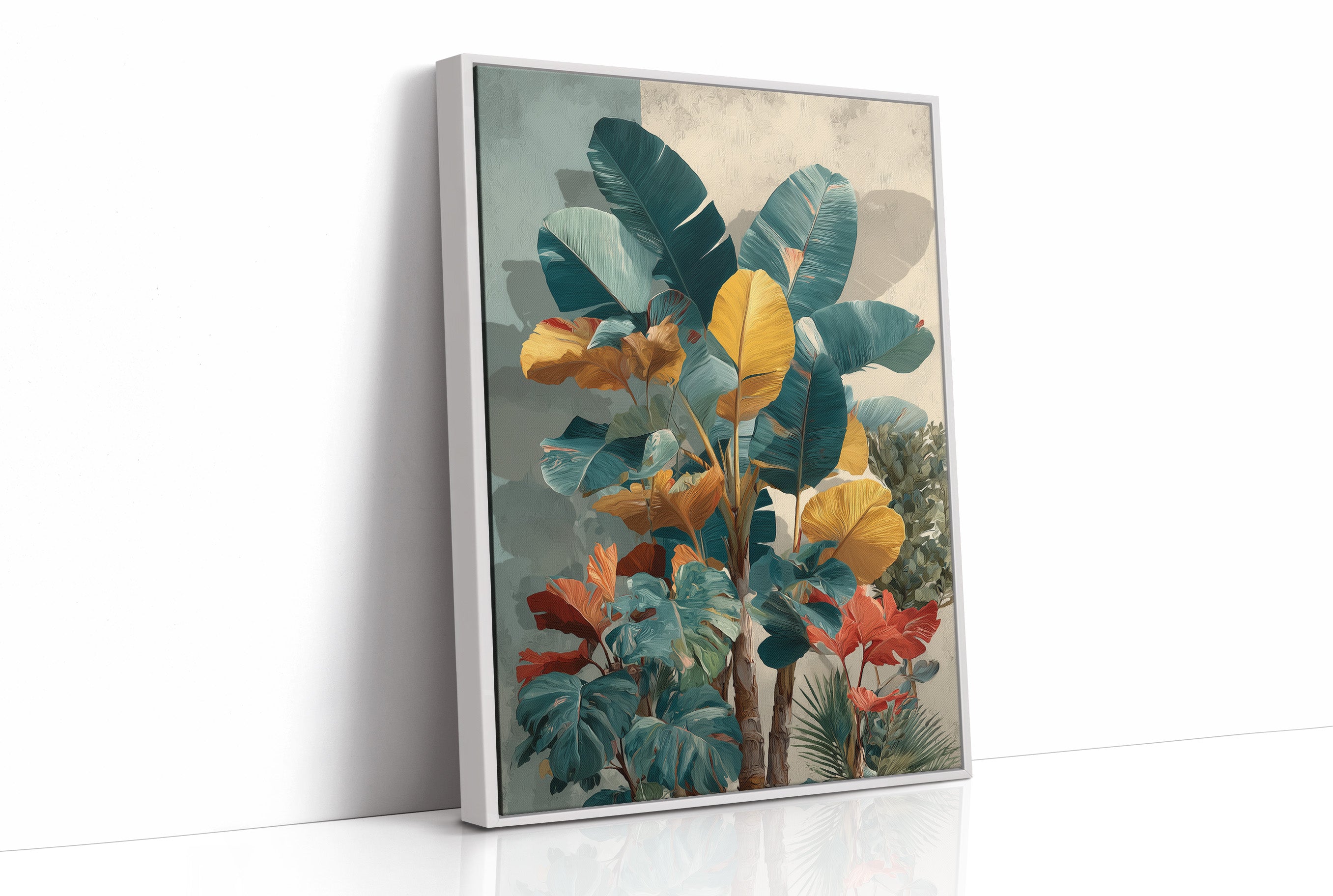Teal and Marigold Jungle