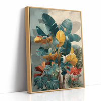 Teal and Marigold Jungle