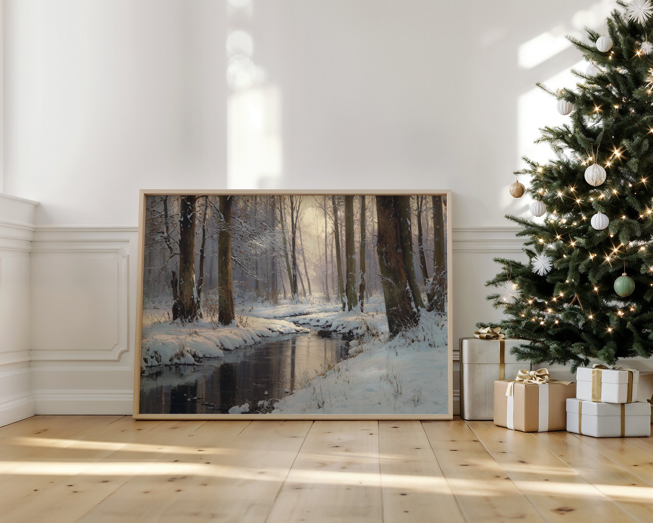 Winter Creek Finds Golden Light