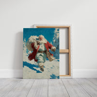 Santa Through the Snow