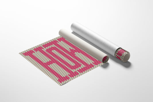 Howdy Pink Mosaic Western Greeting