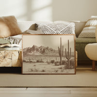 Cacti Stand Against Time's Canvas