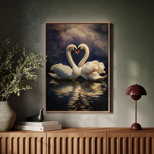 Hearts Entwined in Still Waters