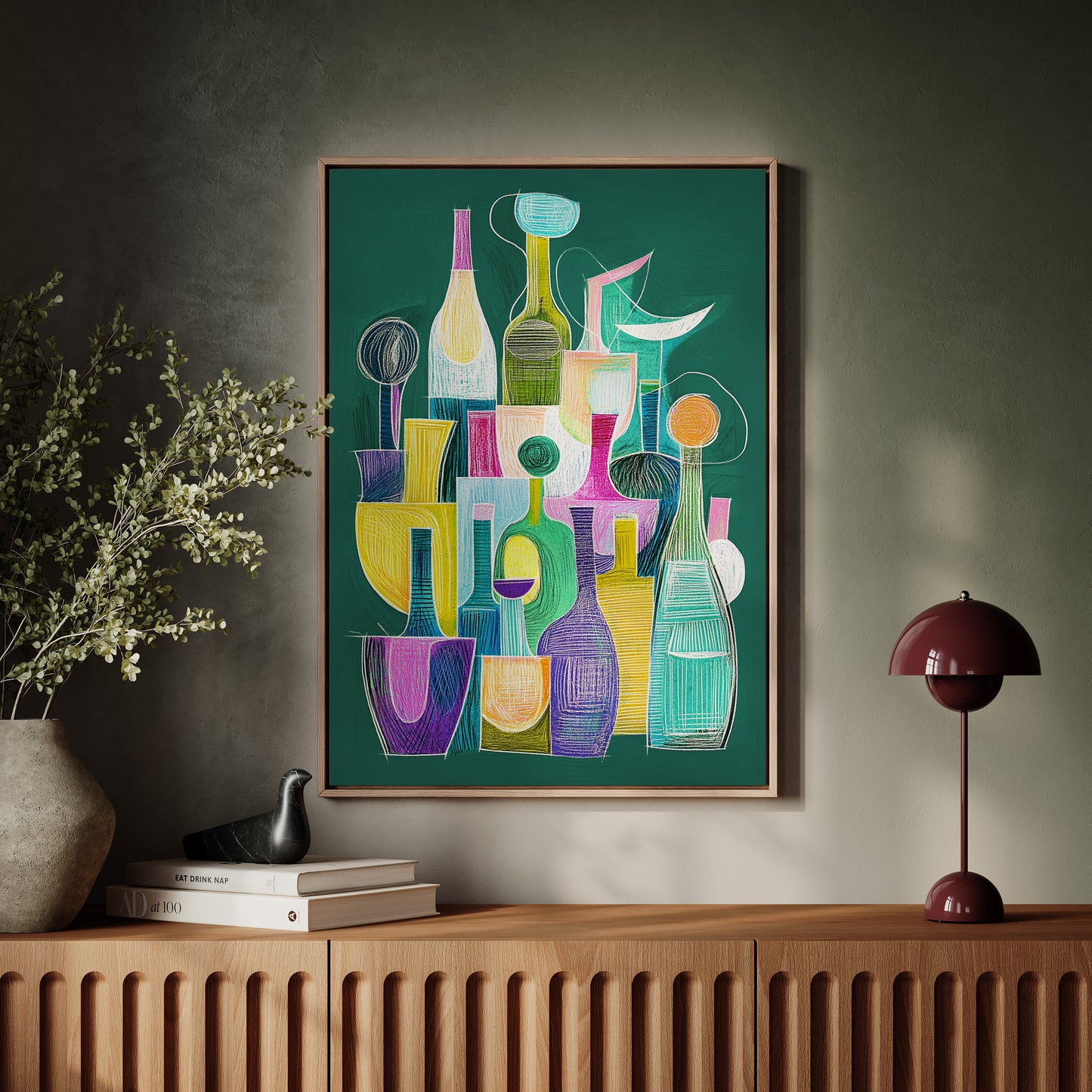 Colorful Bottles Share Secret Stories