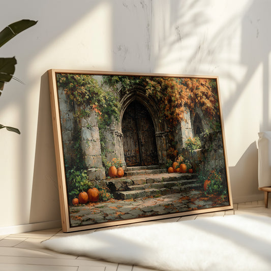 Autumn's Embrace at the Threshold