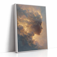 Celestial Profile In Golden Hour