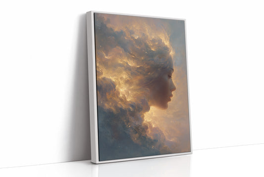 Celestial Profile In Golden Hour