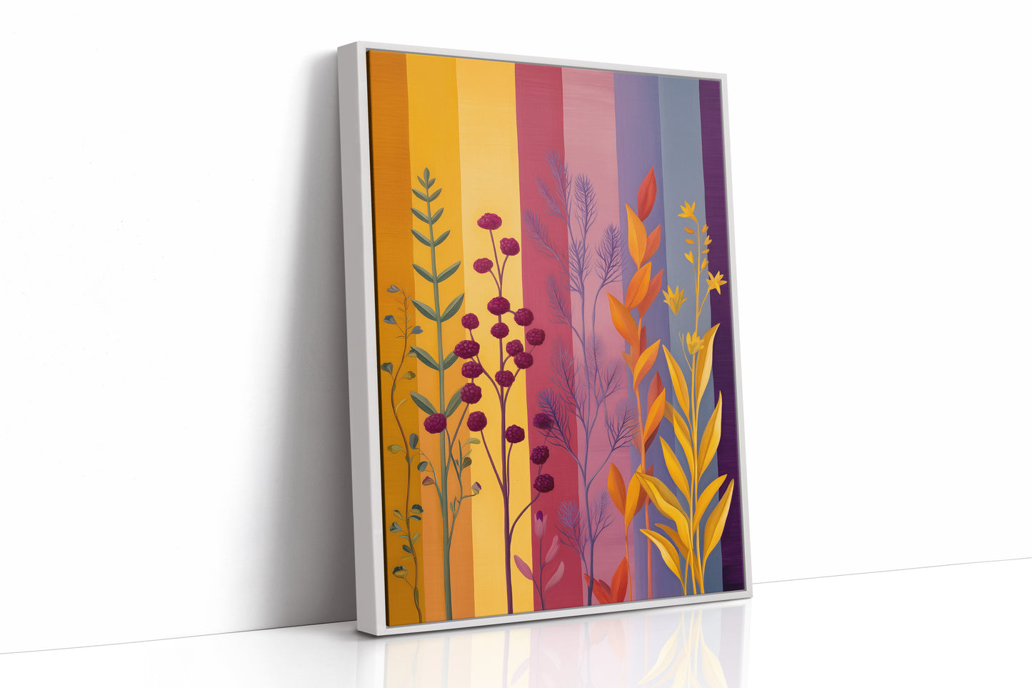 Wildflowers Paint The Sunset Sky