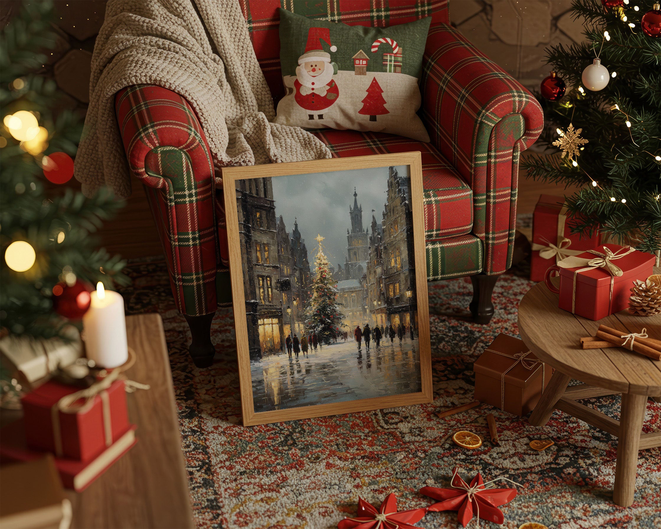 Snow Falls On Cathedral Square