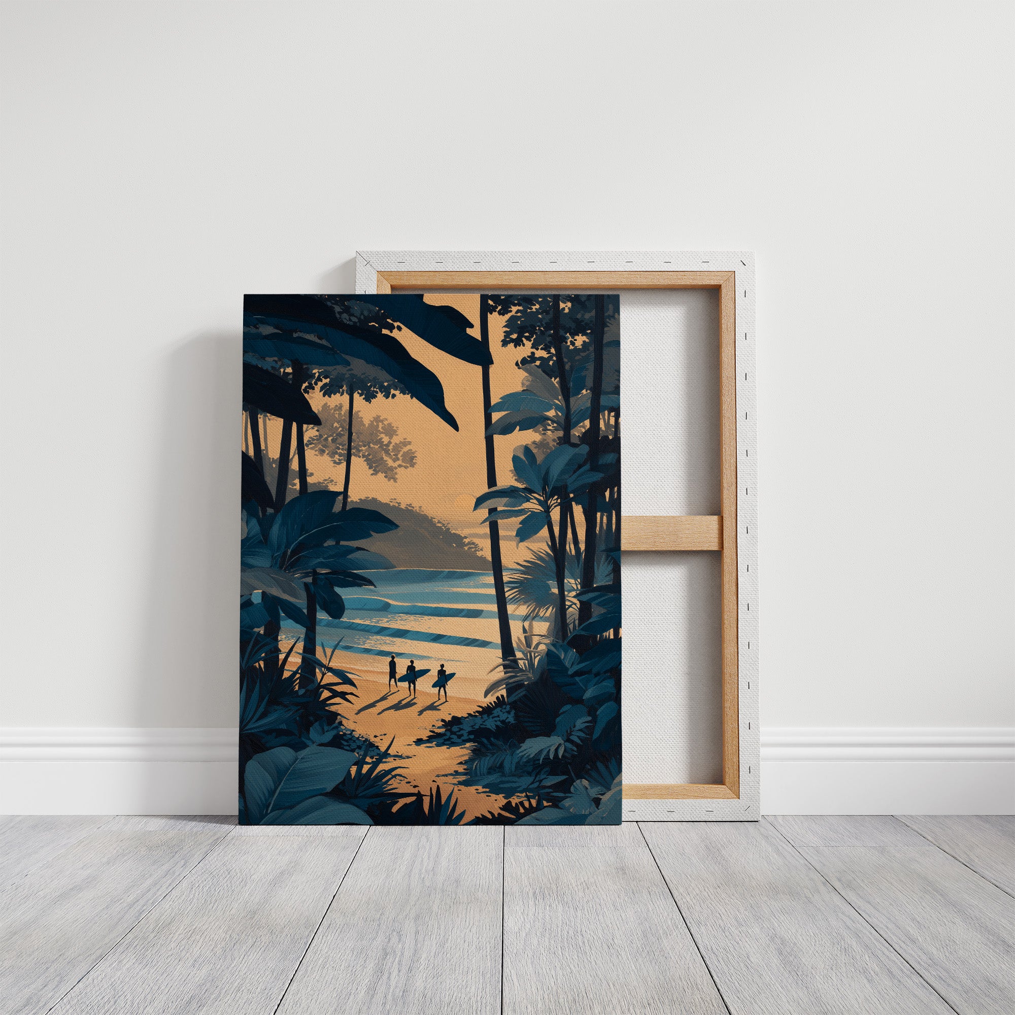 Surfers Chase Golden Hour Tides