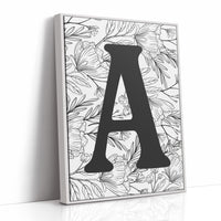 Botanical Letter A Monogram
