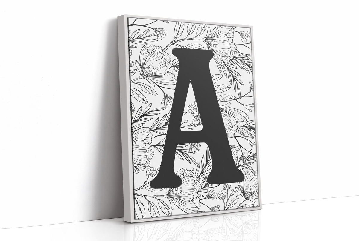 Botanical Letter A Monogram