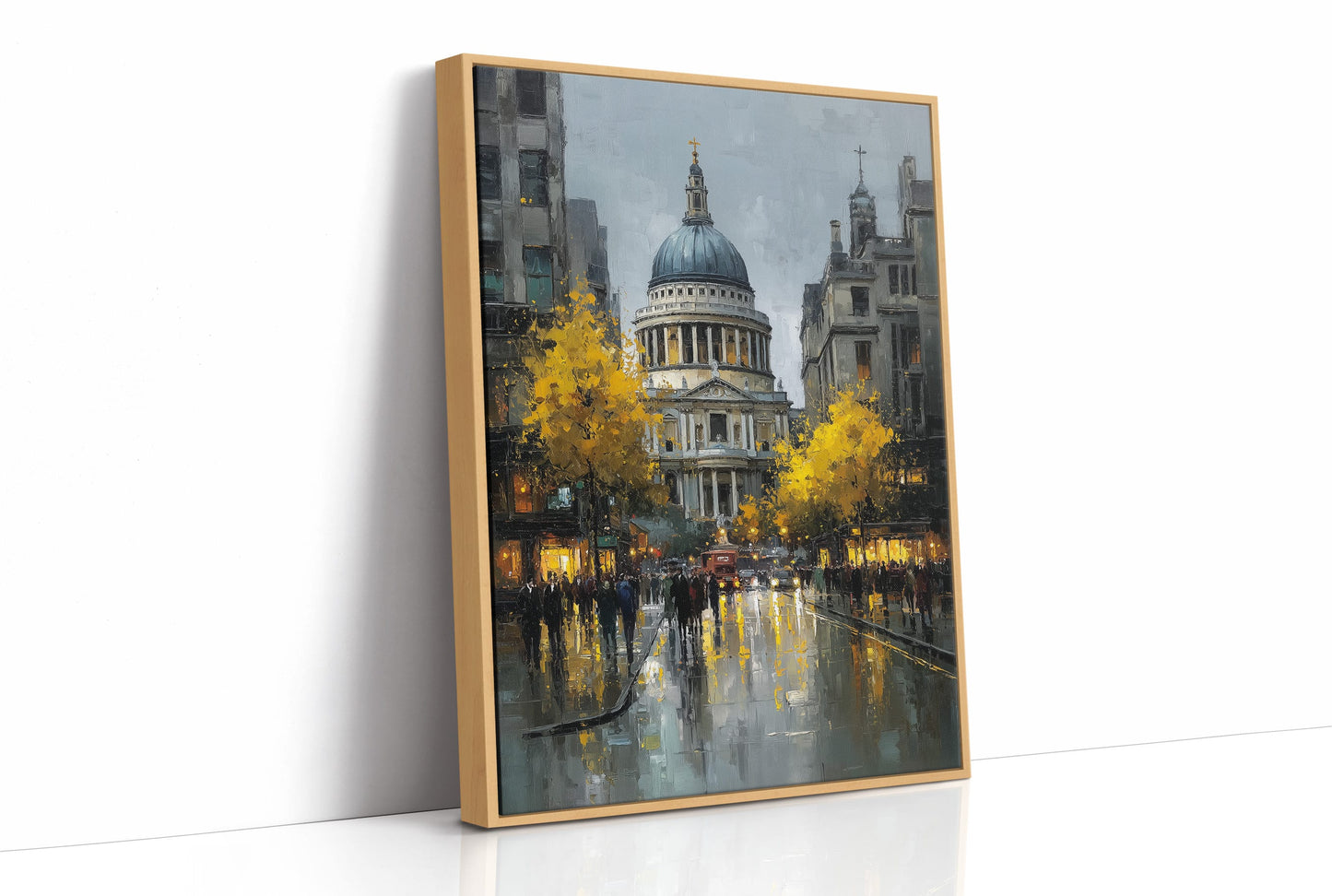 London on a Grey and Golden Evening