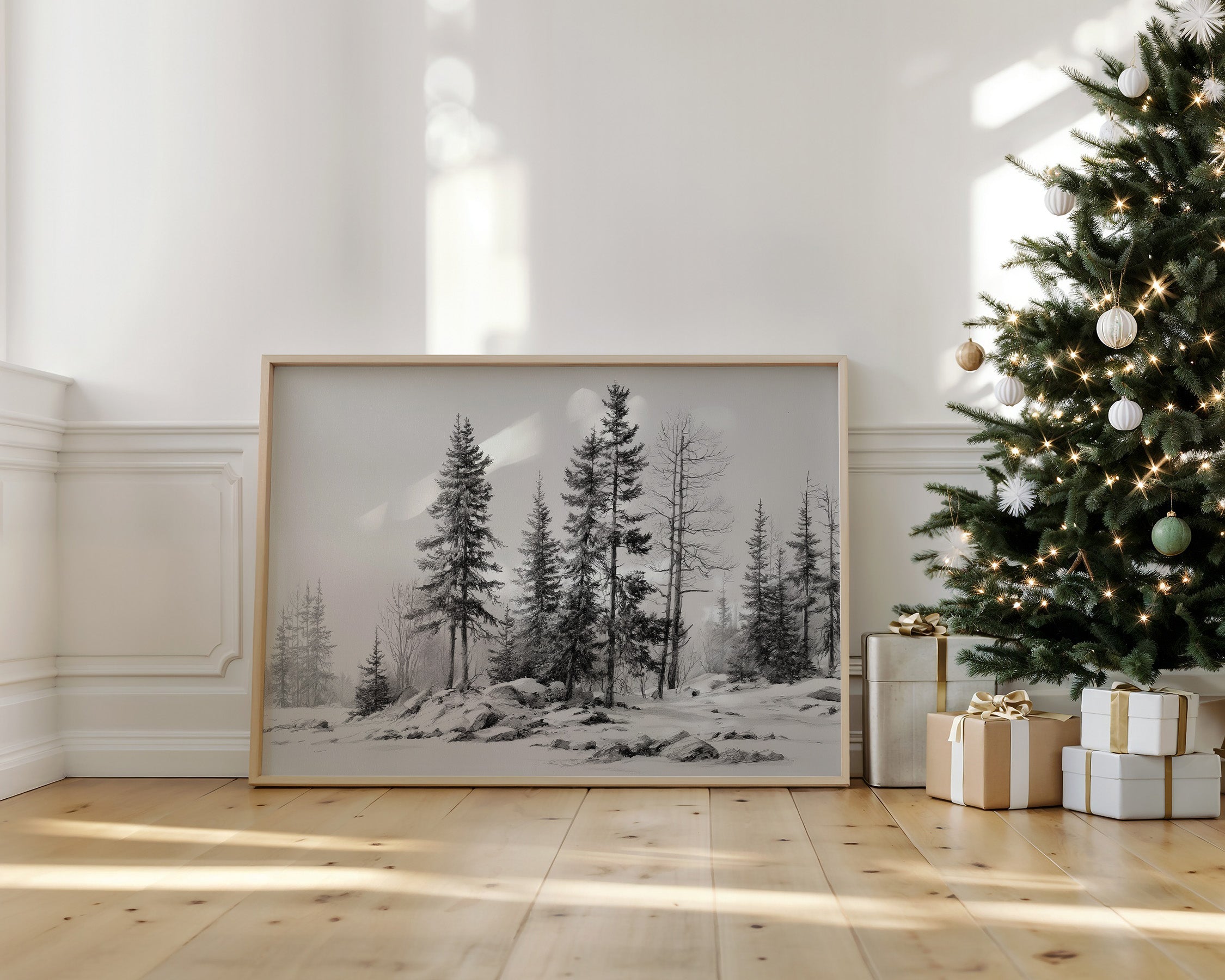 Winter Pines Stand Silent Watch