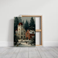 Snowfall Over the Old Chapel