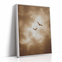 Twilight Hunters Cross Sepia Skies