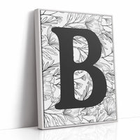 Botanical Letter B Monogram