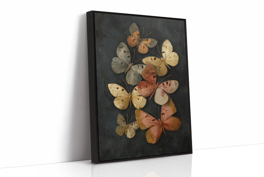 Copper Wings Against Midnight Sky