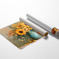One Sunflower Fell Out of the Bouquet